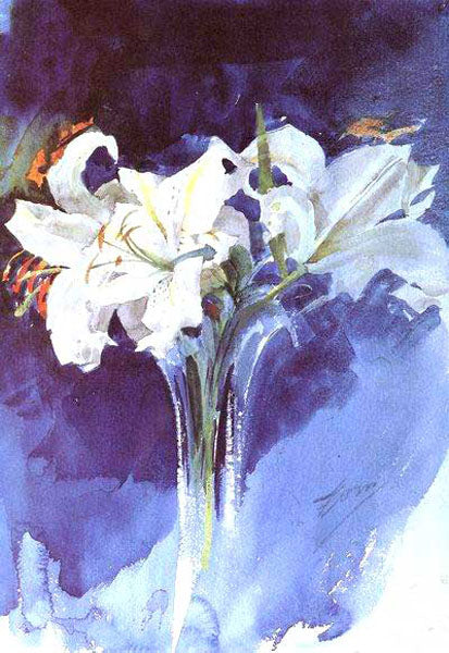 Colorful Flower Paintings N196