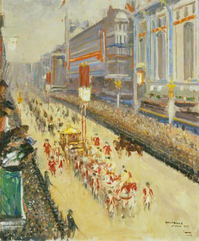 Coronation Procession, Piccadilly, 12 May 1937