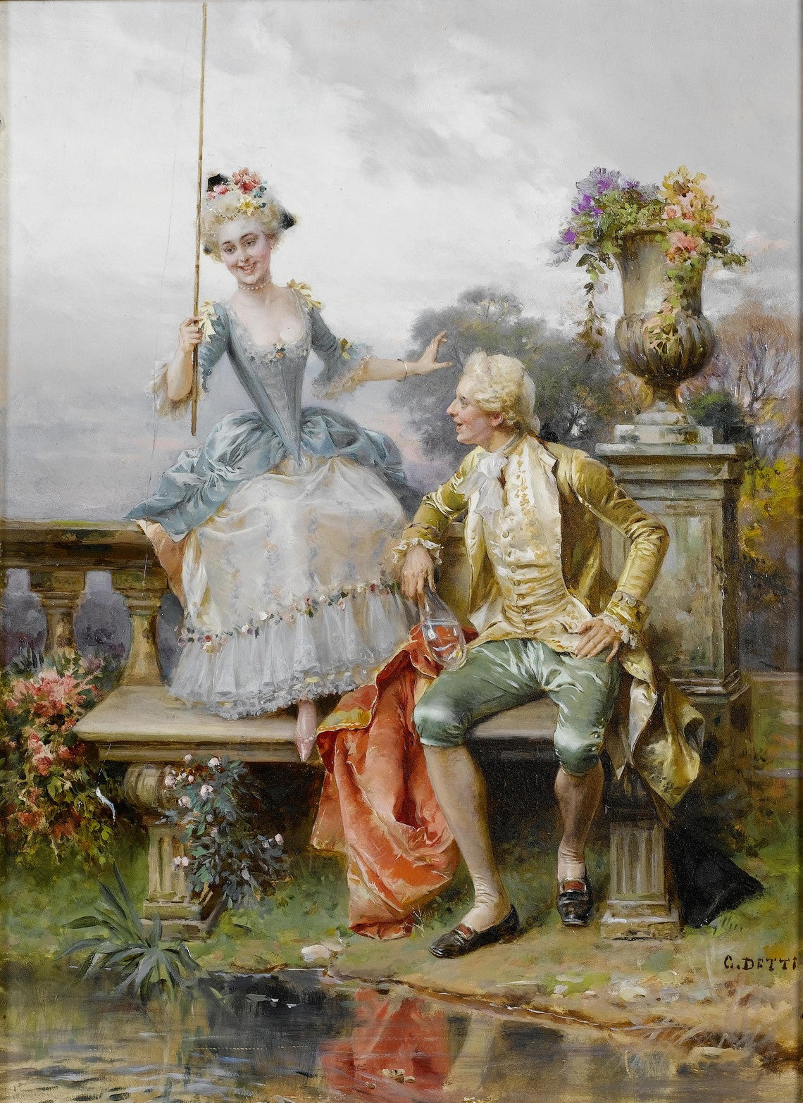 Court Painting N351