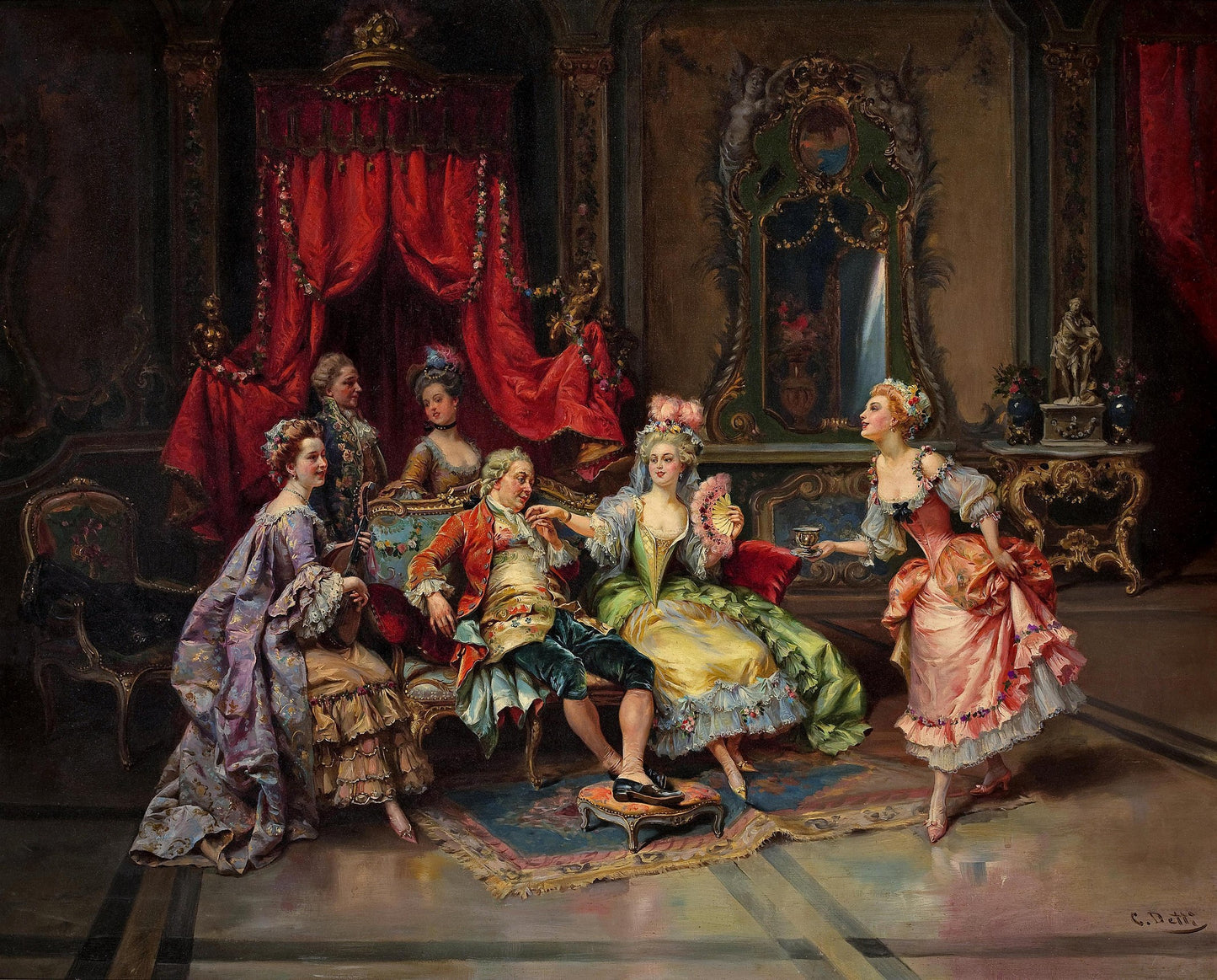 Court Painting N357