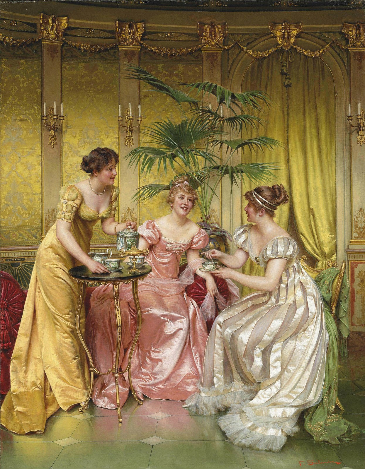 Court Painting N371