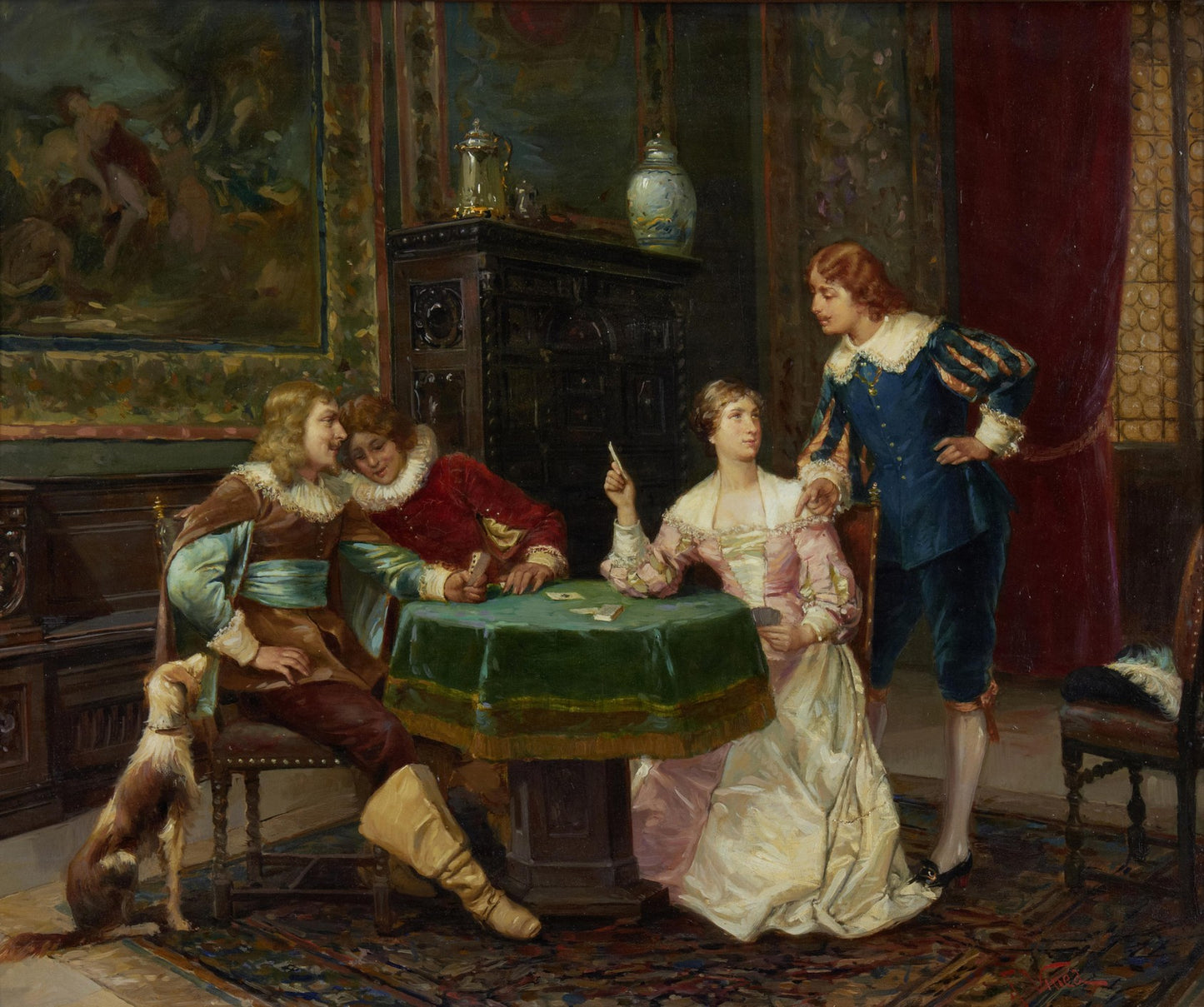 Court Painting N391