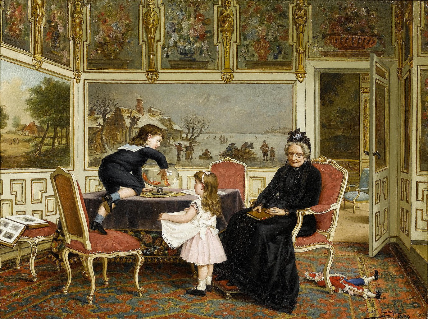 Court Painting N399