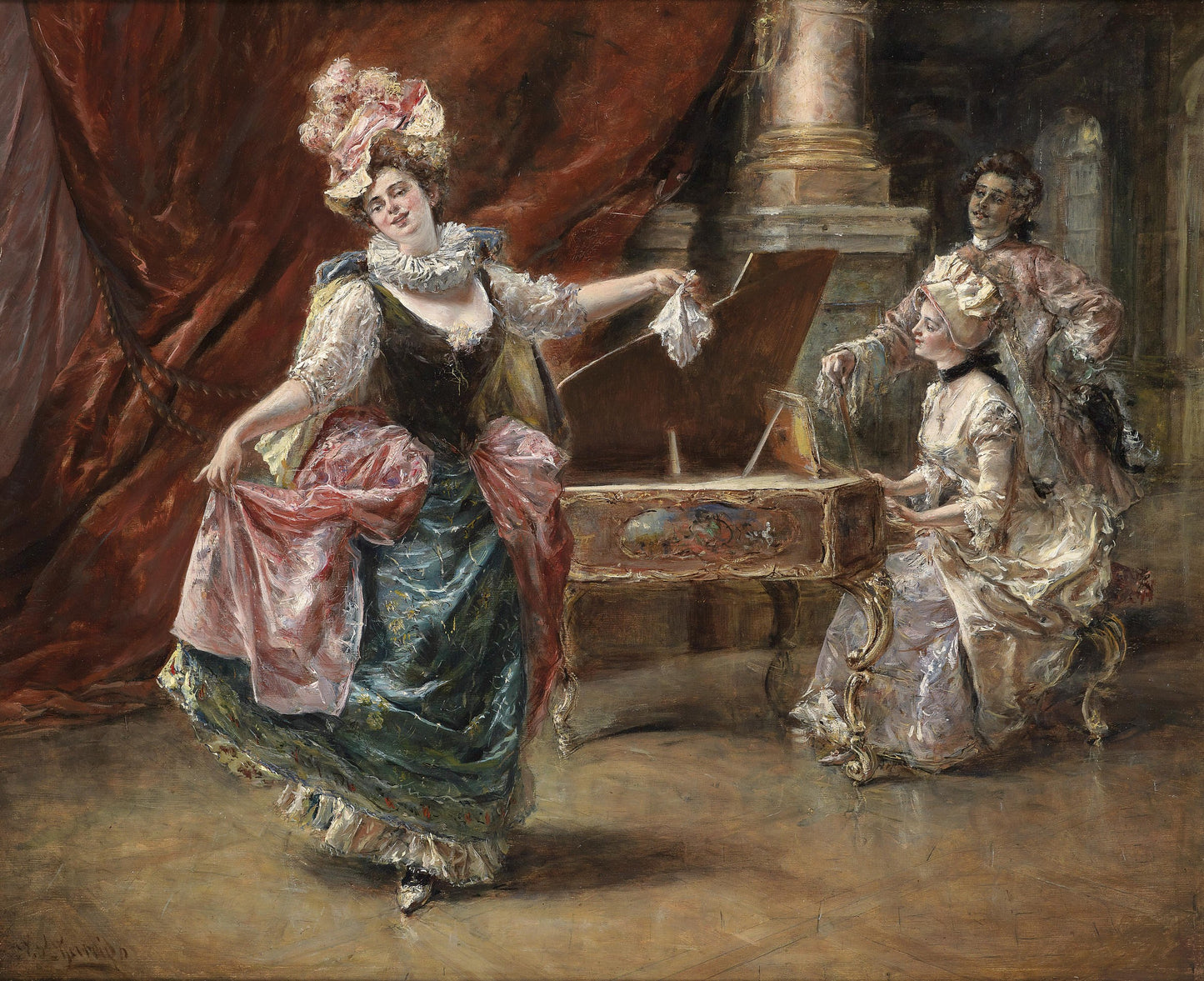 Court Painting N420