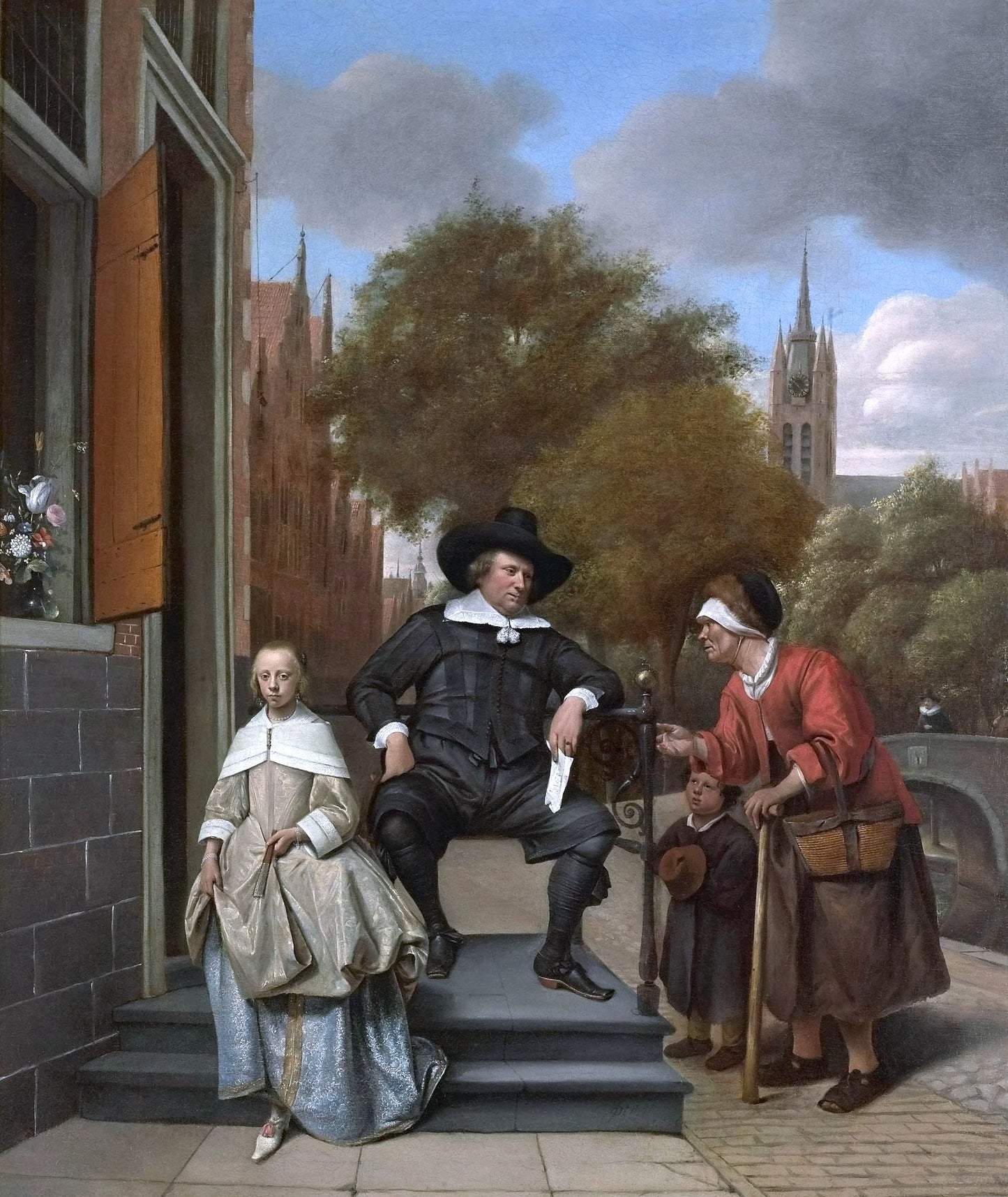A Burgher of Delft and His Daughter