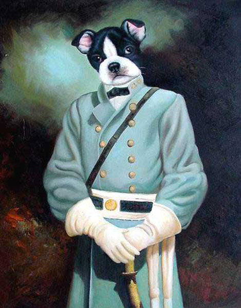 Dogs Paintings N024