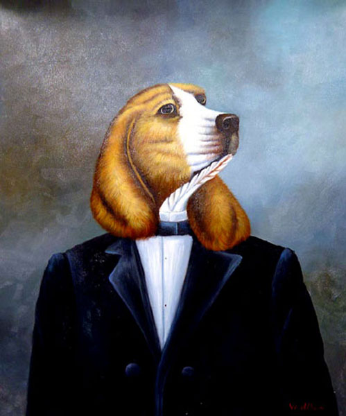 Dogs Paintings N027