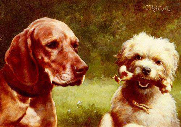 Dogs Paintings N035