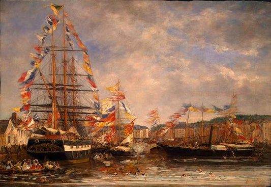 Festival in the Harbor of Honfleur