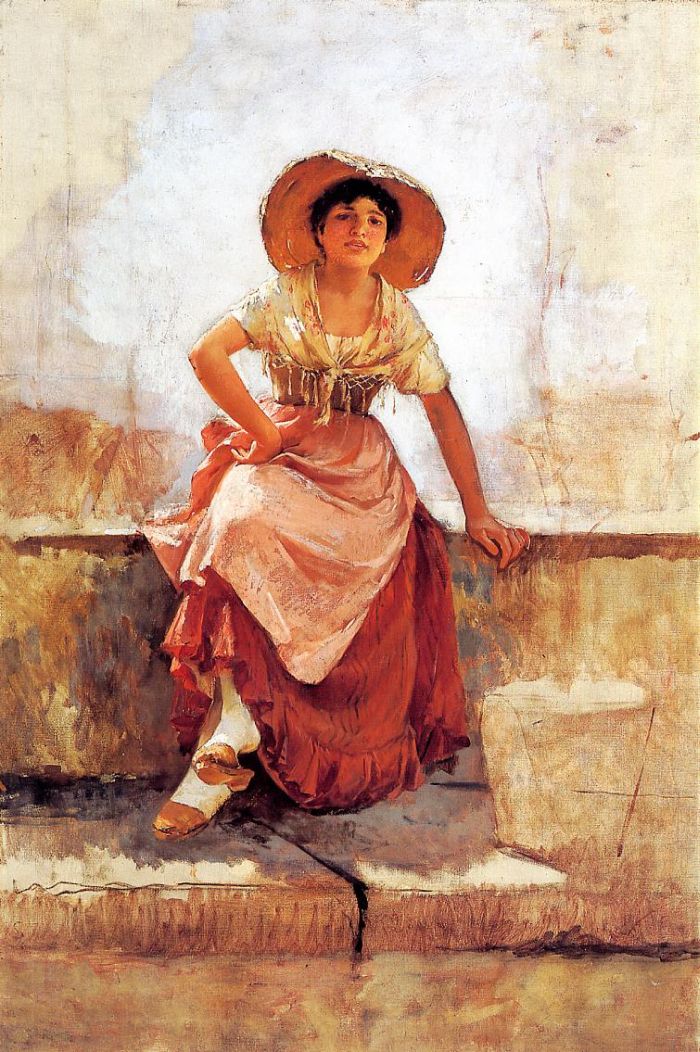 Florentine Flower Girl b
