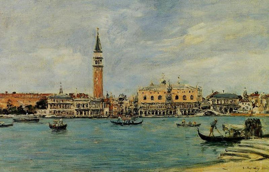 Venice the Campanile the Ducal Palace and the Piazetta View from San Giorgio