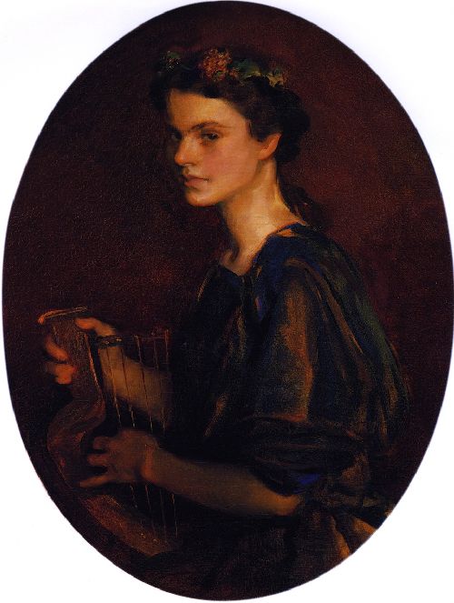 Girl with Lyre