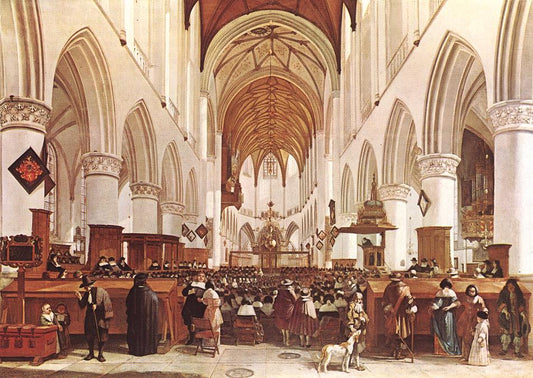 The Interior of the Grote Kerk (St Bavo) at Haarlem