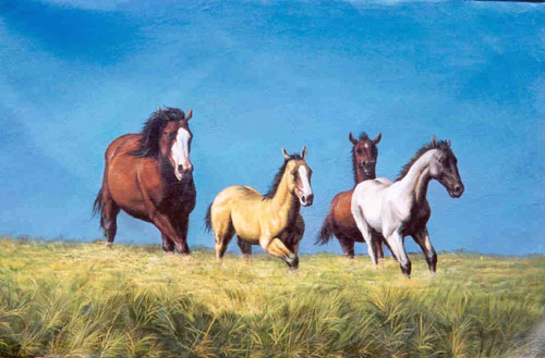 Horse Paintings N087