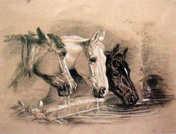Horse Paintings N186