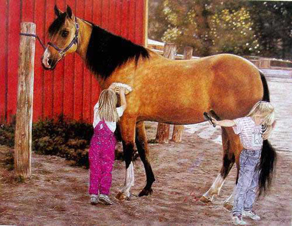 Horse Paintings N188