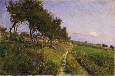 In the field b