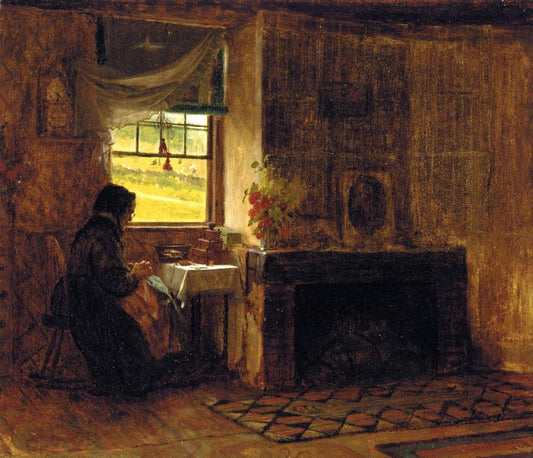 Interior of a Farm House in Maine