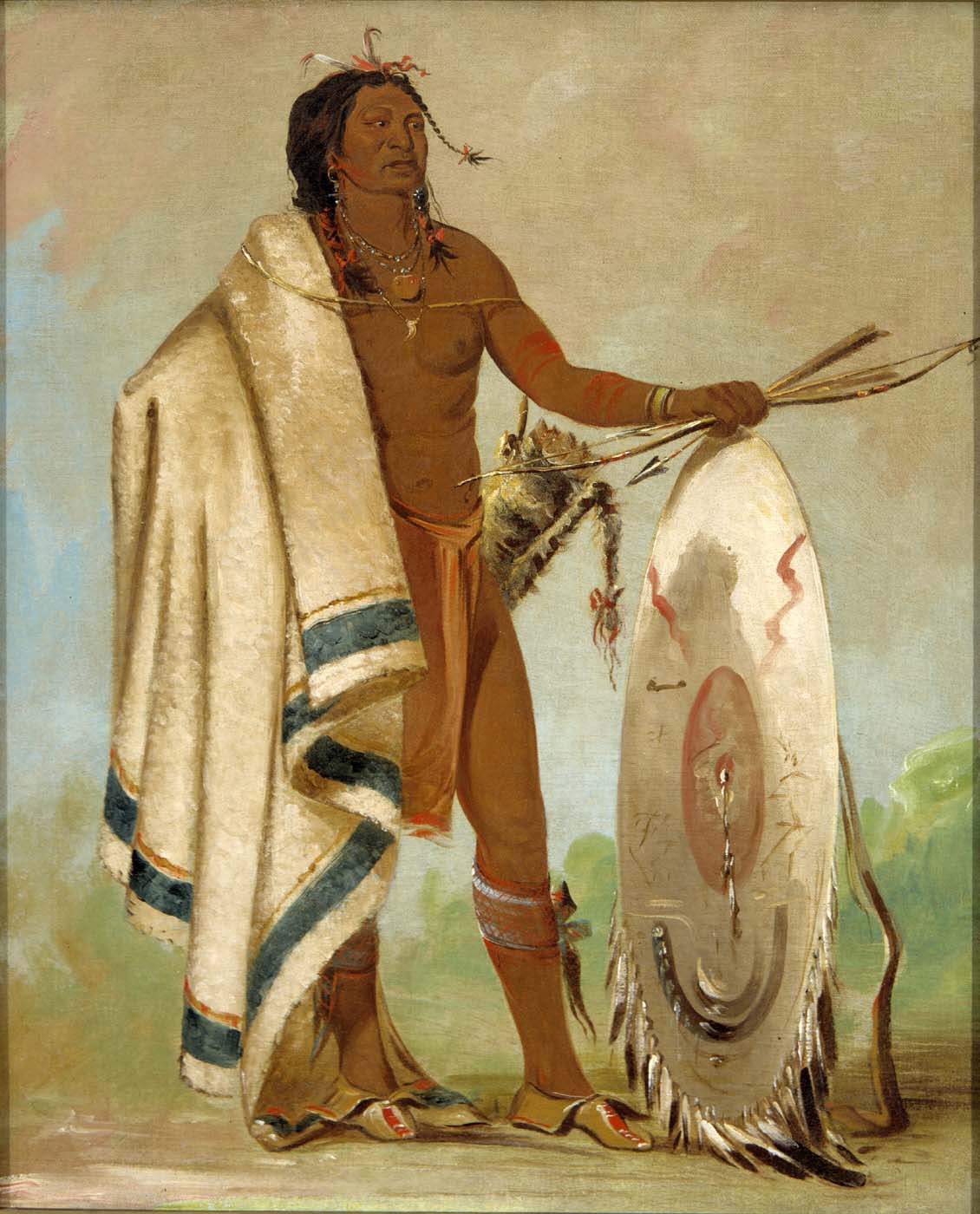 Kotz a to ah, Smoked Shield, a Distinguished Warrior