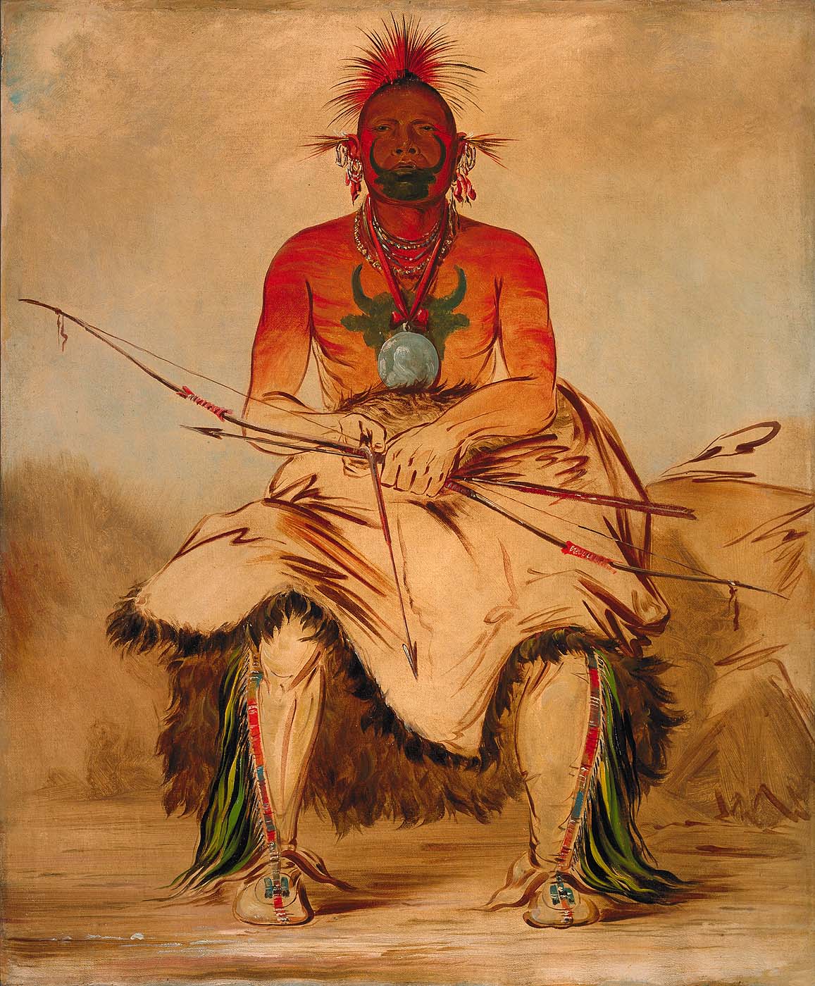 La doo ke a, Buffalo Bull, a Grand Pawnee Warrior