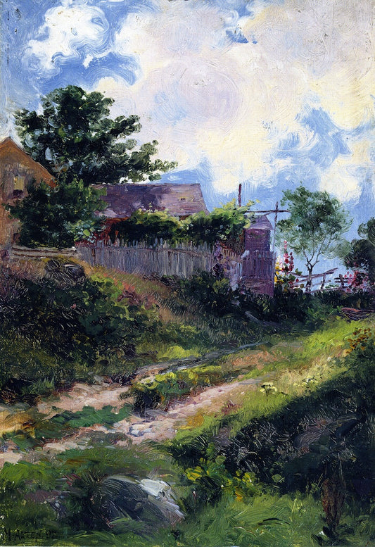 Landscape with House and Fence
