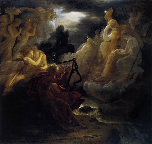 Ossian Awakening the Spirits on the Banks of the Lora