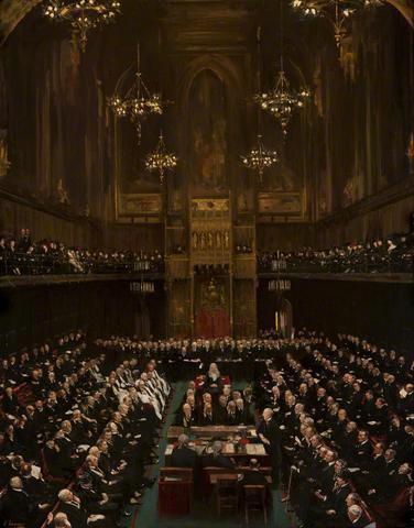 Earl Morley Addressing the House of Lords