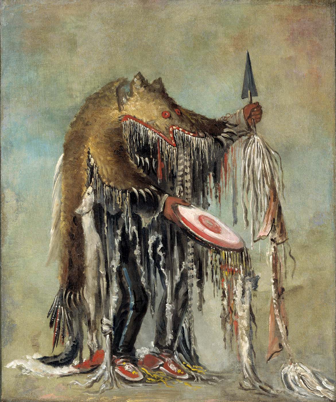 Medicine Man, Performing His Mysteries over a Dying Man