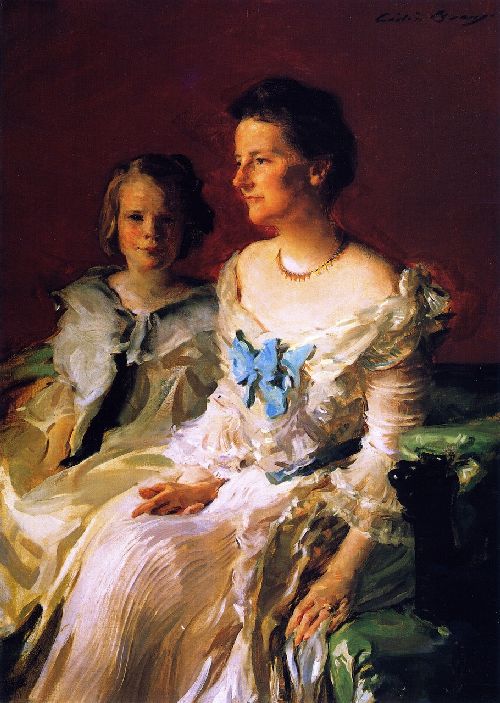 Mrs Theodore Roosevelt and Daughter Ethel