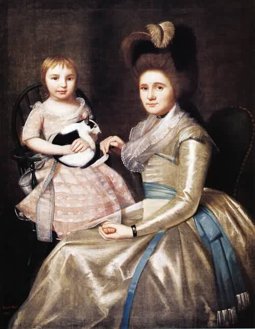 Mrs William Taylor and Son Daniel 1790