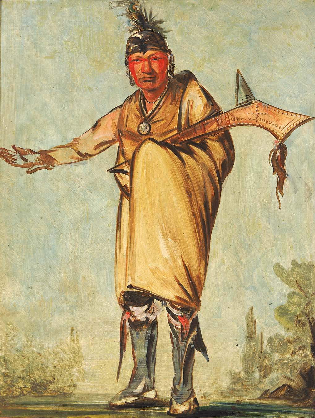 Naw kaw, Wood, Former Chief of the Tribe
