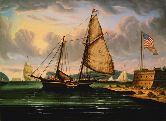 New York Harbor with Pilot Boat George Washington