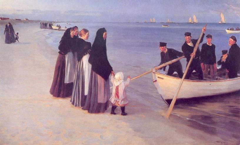 Pescadores en Skagen