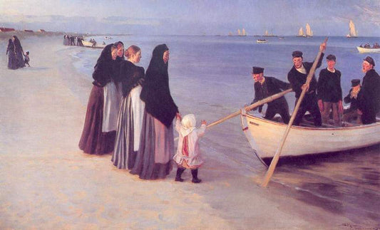 Pescadores en Skagen