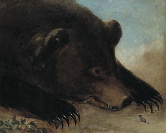 Portraits of a Grizzly Bear and Mouse