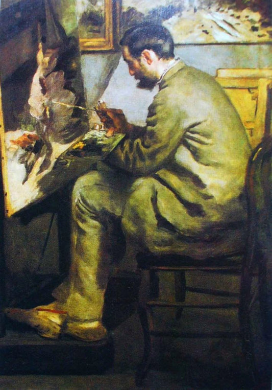 Frederic Bazille at His Easel