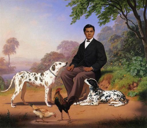 Sacramento Indian With Dogs