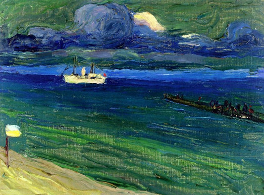Seascape with Steamer