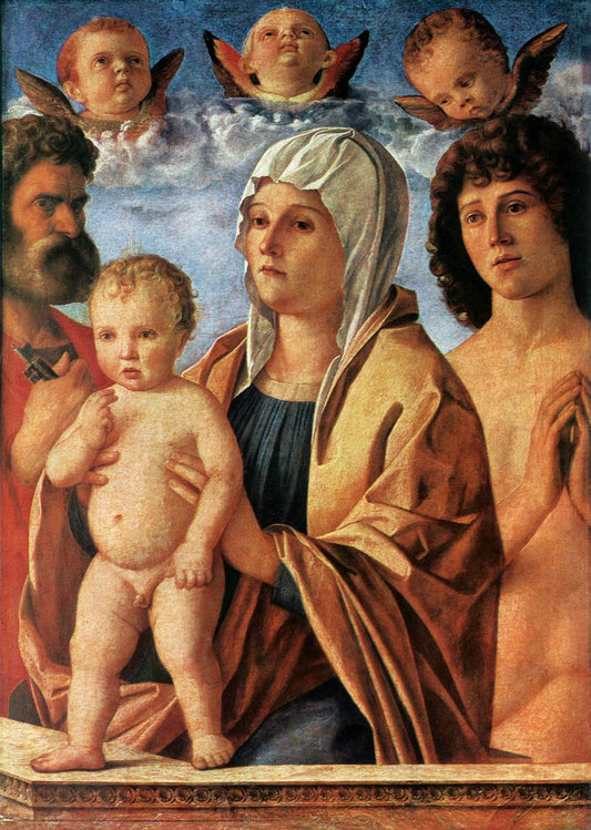 Louvre - Madonna with Child and Saints Peter and Sebastian