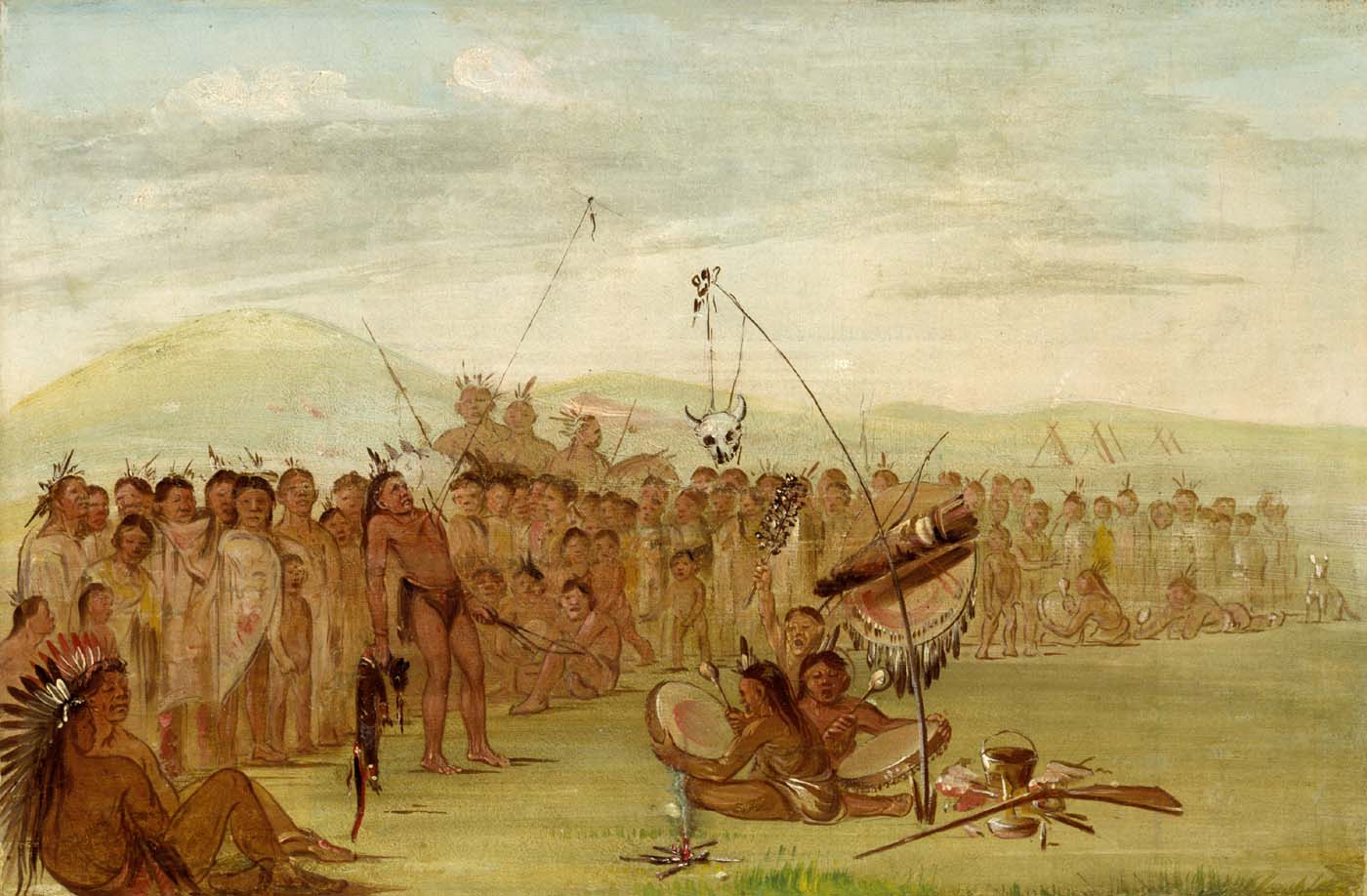 Self Torture in a Sioux Religious Ceremony