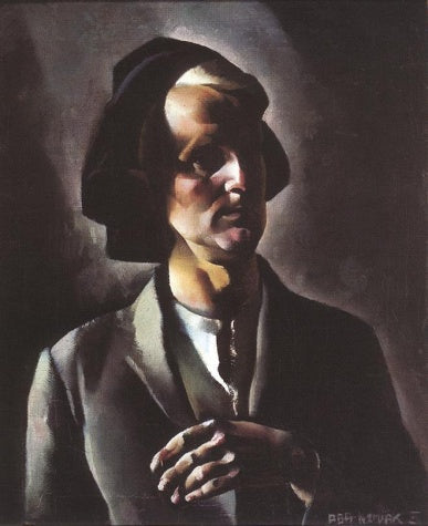 Self-portrait in Barette