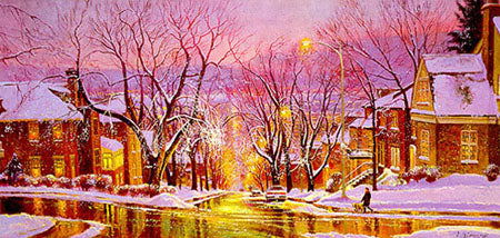 Snowscape Paintings N069