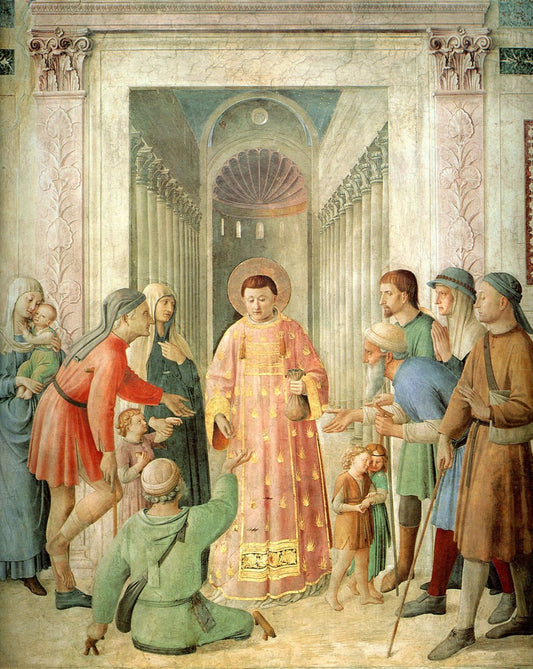 St. Lawrence Distributes Alms