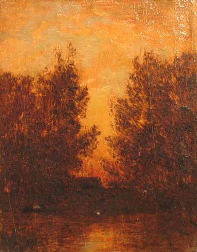 Sunset Along the River