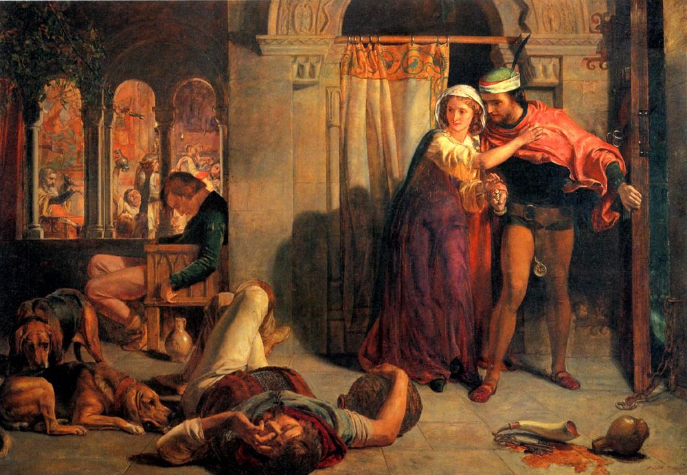 The Flight of Madeleine and Porphyro