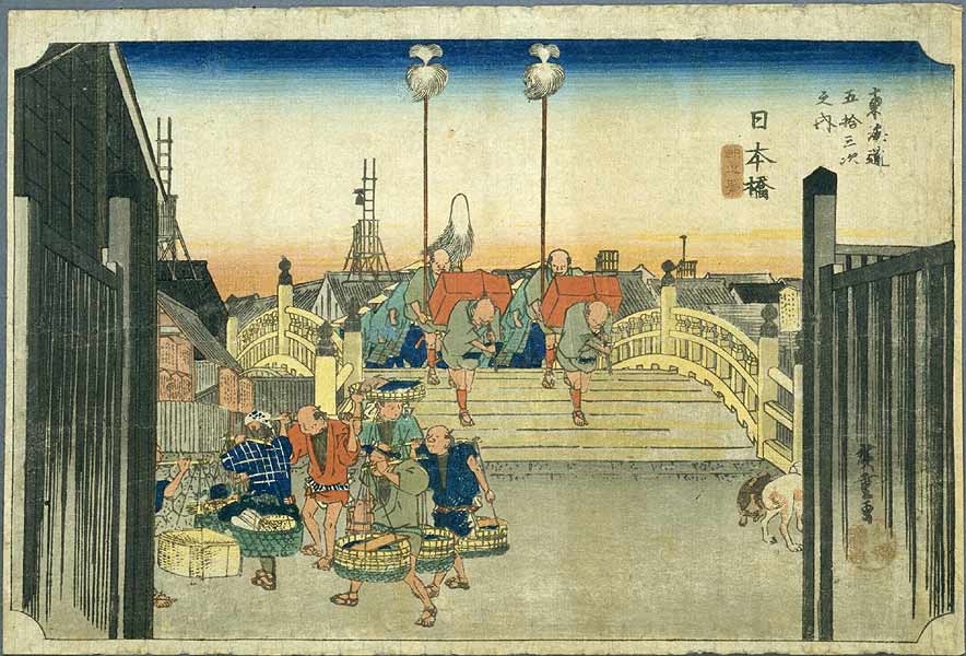 The Morning Glow at the Nihonbashi