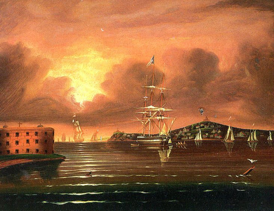 Threating Sky at the Bay of New York