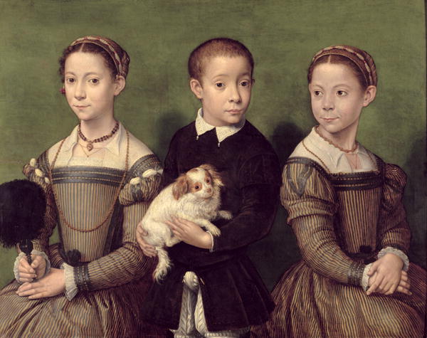 Two Sisters and a Brother of the Artist