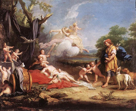 Venus and Adonis b