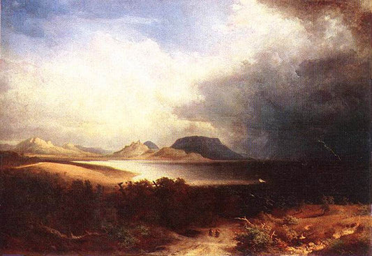 View to the Lake Balaton (Storm)